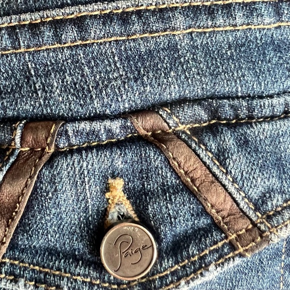 EUC Paige fair fax jeans - Picture 7 of 8